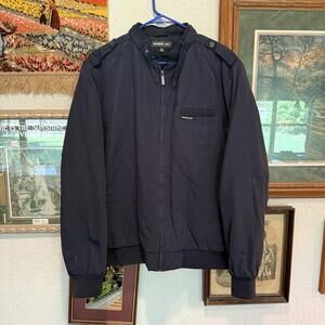 Vintage Members Only Men’s Iconic‎ Racer Quilted Lining Designer Jacket Size 2XL